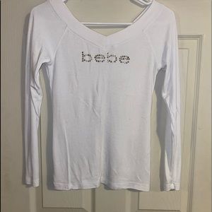 White medium bebe top